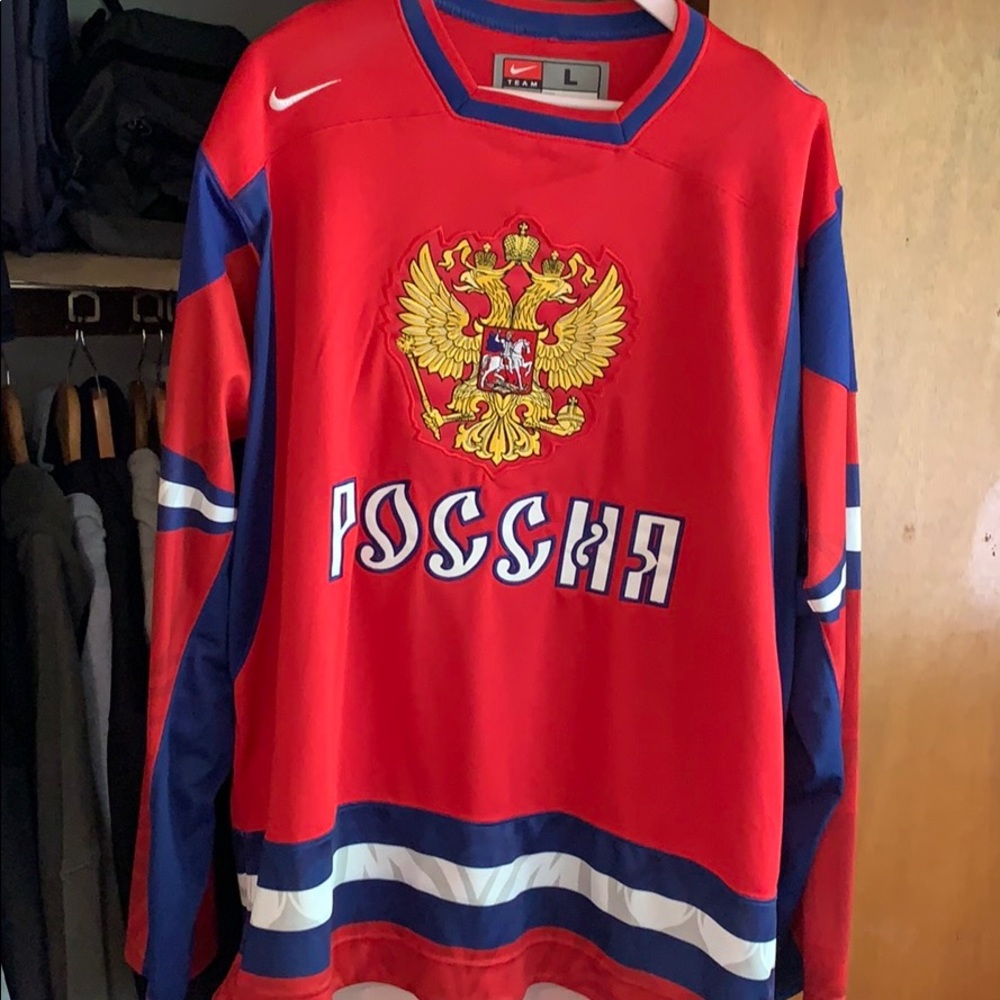 Team Russia Olympic Nike Hockey Jersey
